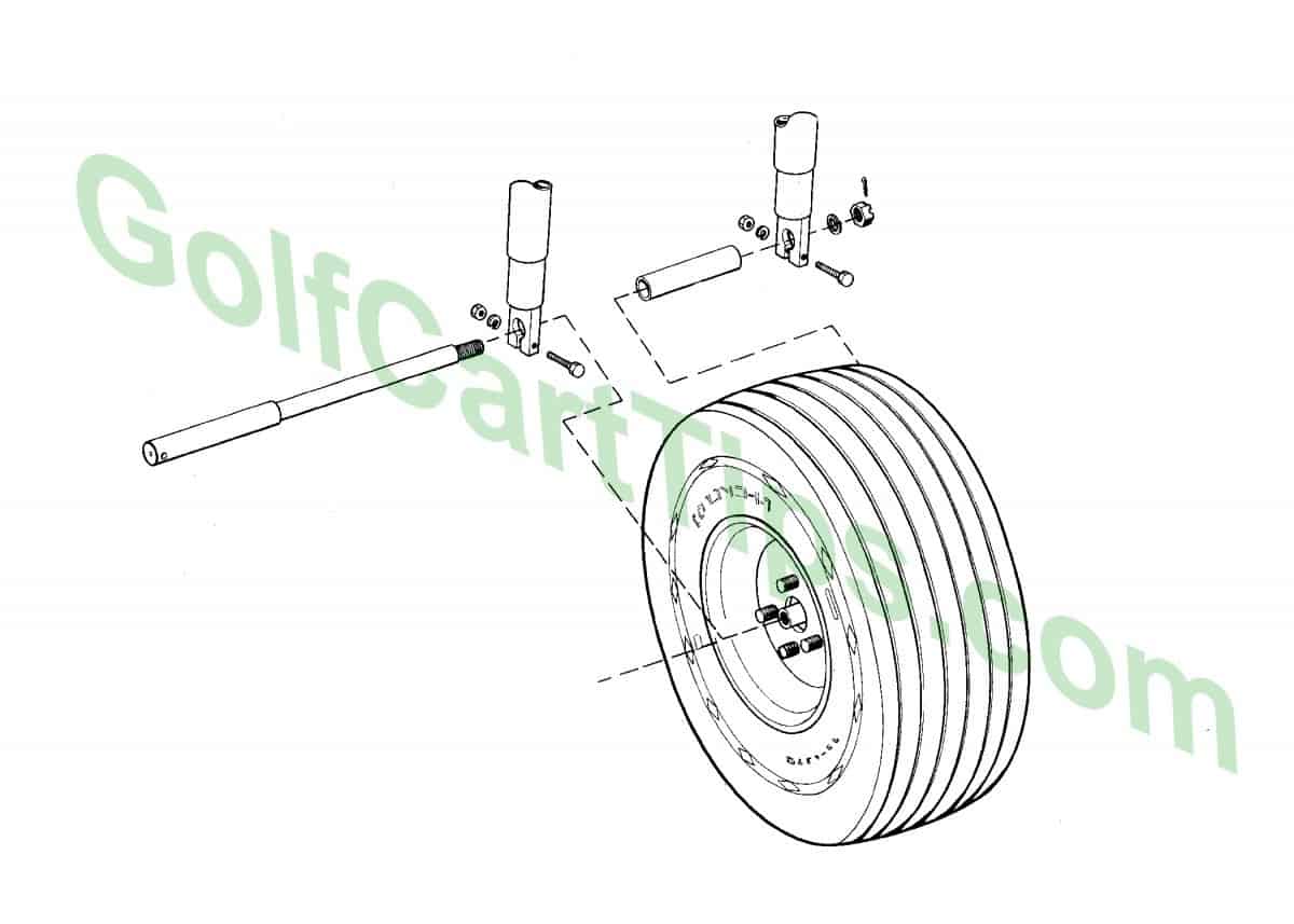 Removing The Front Wheel Harley Davidson 3 Wheel Golf Cart