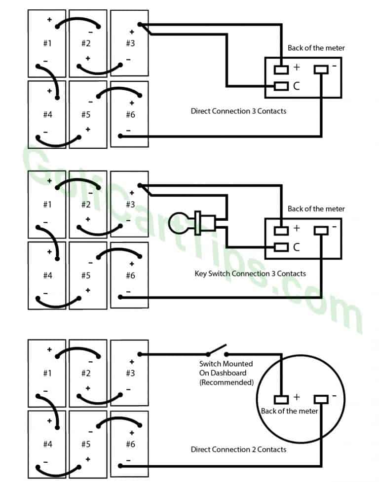 How To Install A Golf Cart Battery Meter