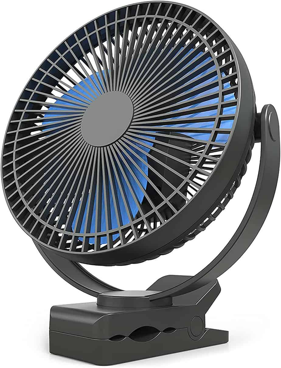 battery operated golf cart fan