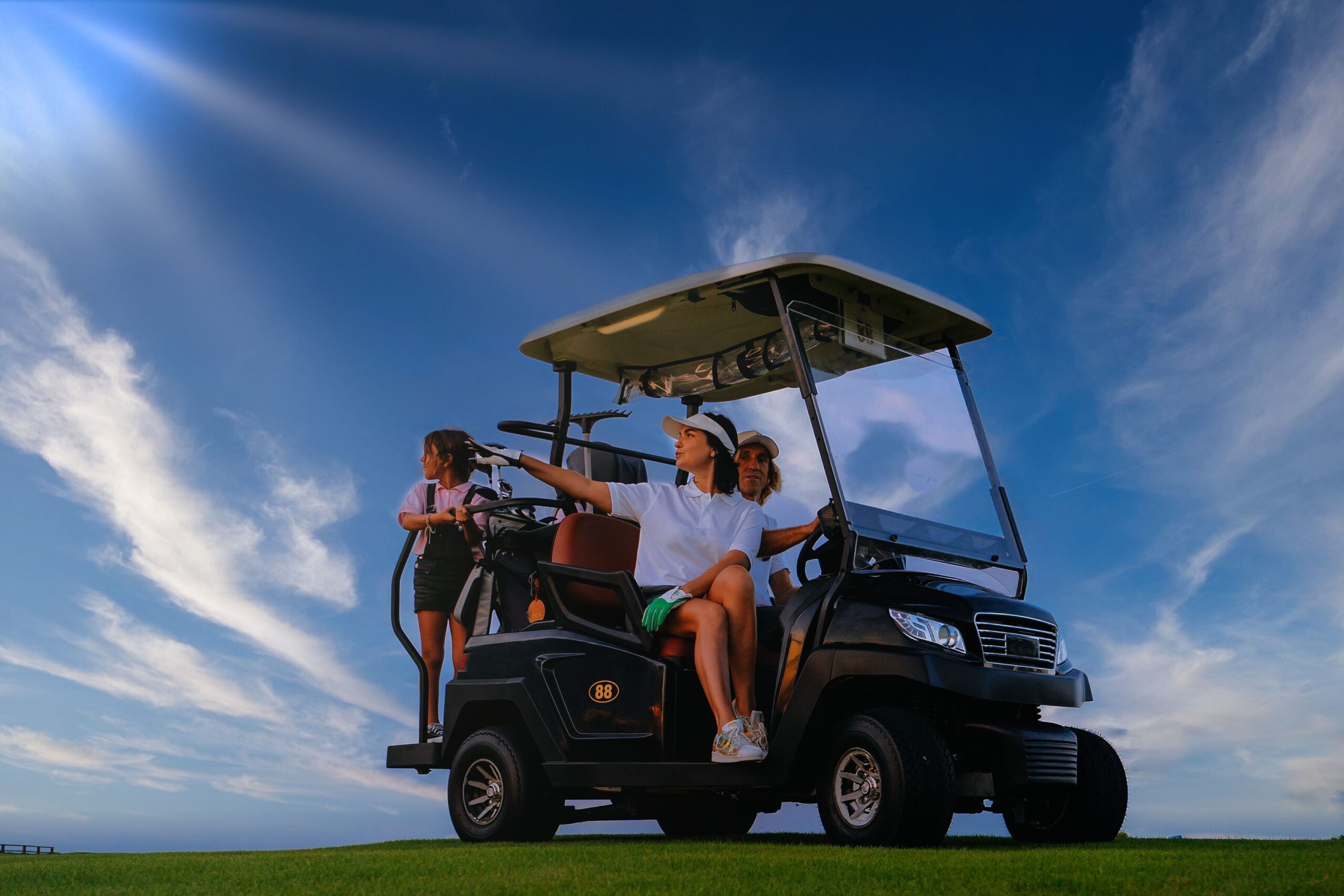 solar golf carts